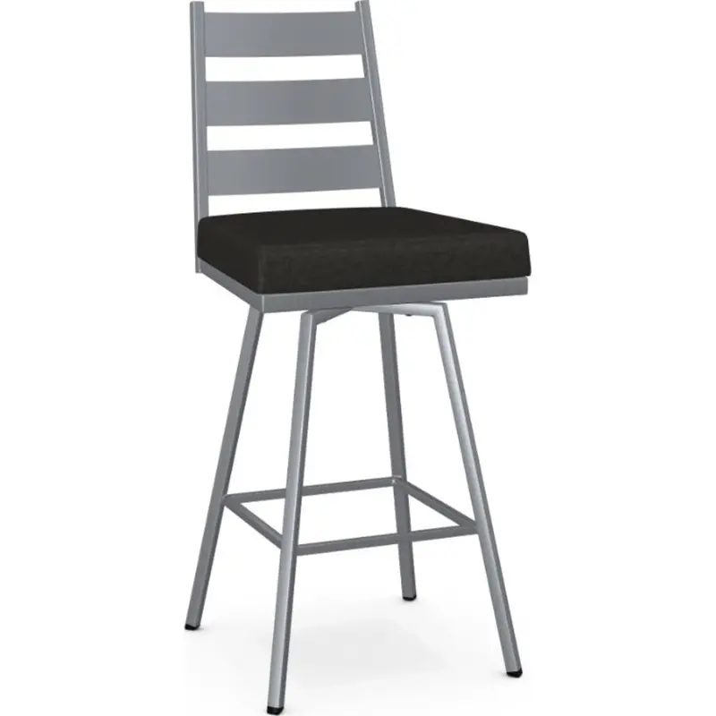 30-Inch Magnetite/Darkness Bar Stool – Modern Industrial Design 1