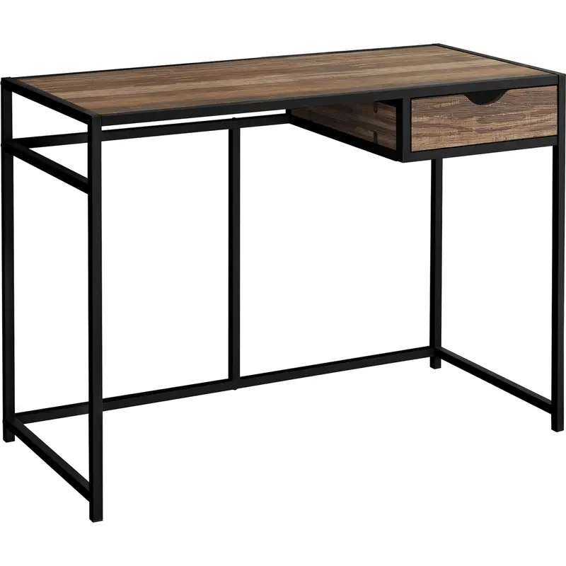 42" Dual-Tone Desk – Brown And Black Finish 1