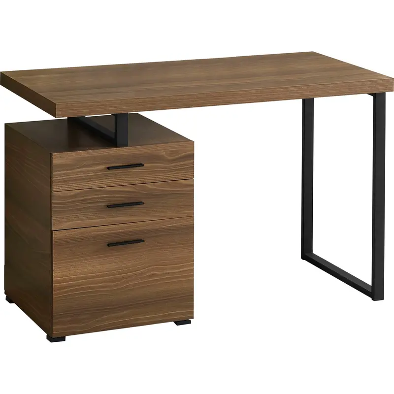 48-Inch Walnut Writing Desk – Modern Home Office Table 1