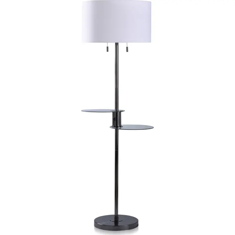 61-Inch Brushed Nickel Floor Lamp 1