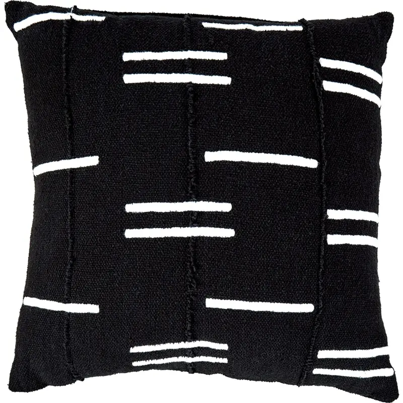 Abilena 20-Inch Square Accent Pillow – Textured Throw Cushion 1