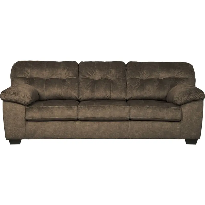 Accrington Earth-Tone Queen Sleeper Sofa With Hidden Bed 1