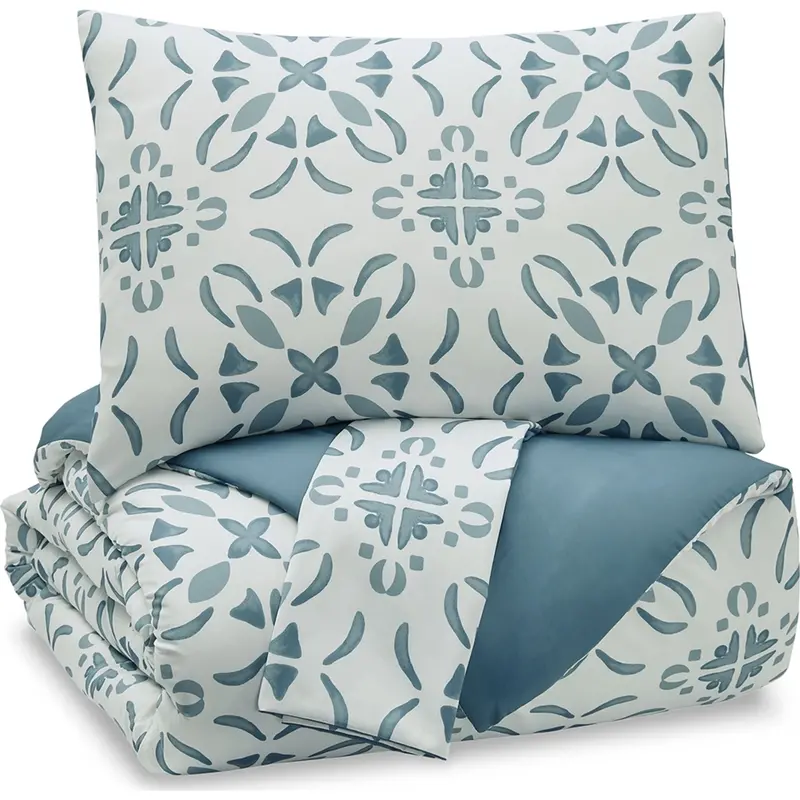 Adason Queen Comforter Set – Coordinated Bedding Ensemble 1
