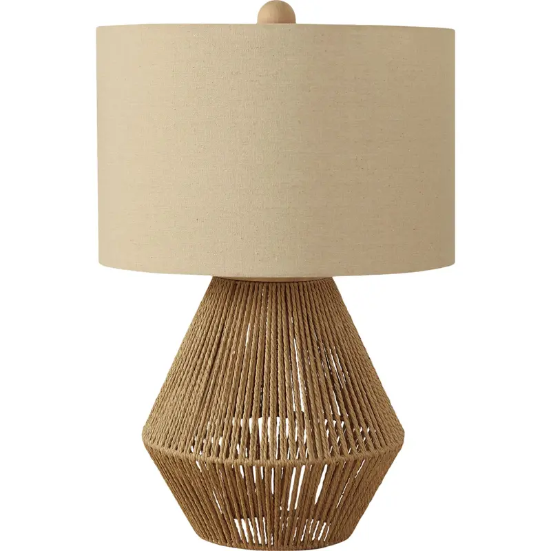 Adia Dimmable Table Lamp – 21.75-Inch Contemporary Light With Fabric Or Metal Shade 1