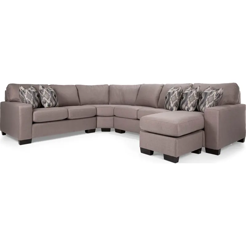 Alessandra Chaise Sectional Sofa – 3-Piece Configuration 1