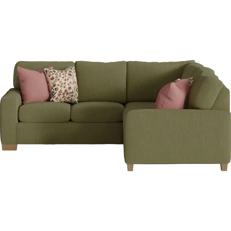 Alessandra Misty Moss 3-Piece Sectional Sofa Set 1
