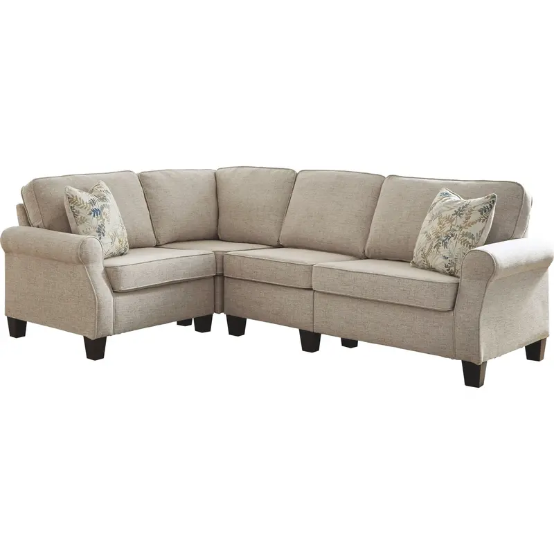 Alessio Three-Seat Compact Sectional 1