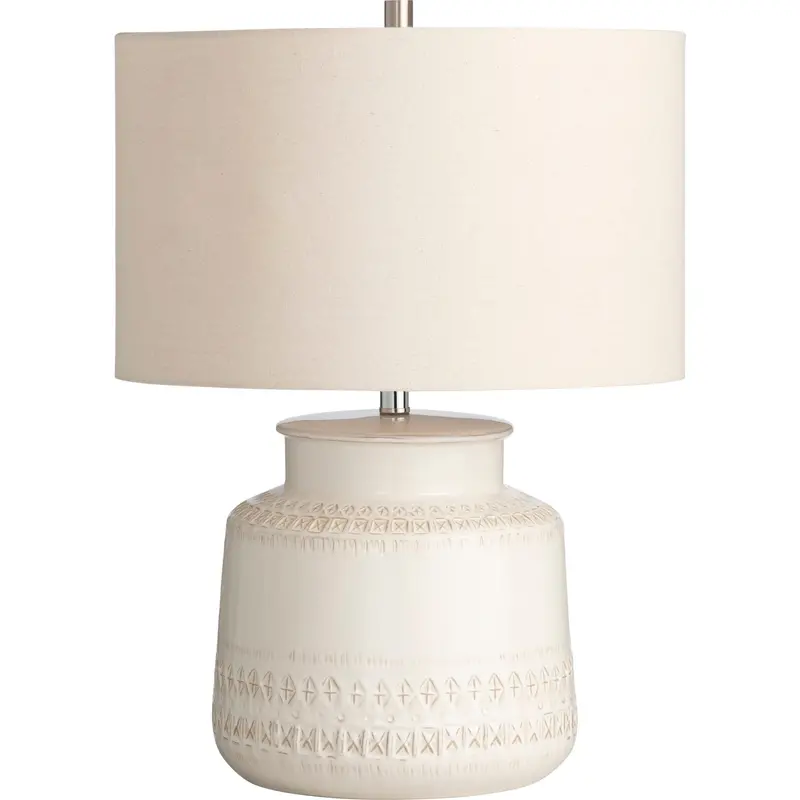 Alexis Adjustable Table Lamp – 25" Tall With Fabric Shade 1