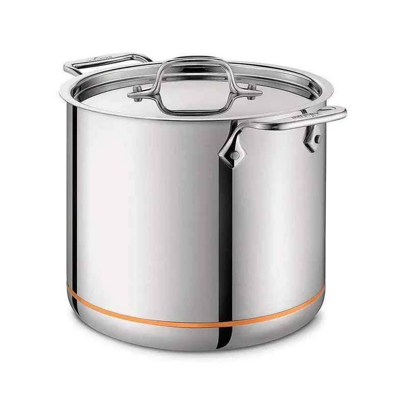 All-Clad Copper Core 8-Quart Stockpot For Even Heat Distribution 1