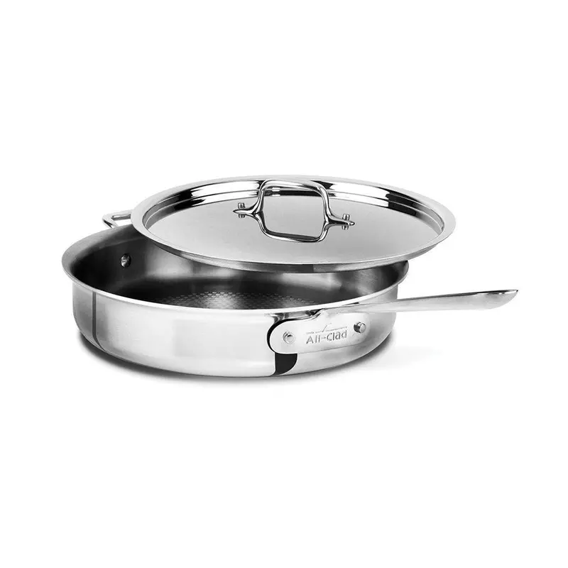 All-Clad D3 Armor 3-Quart Sauté Pan With Flared Rim 1