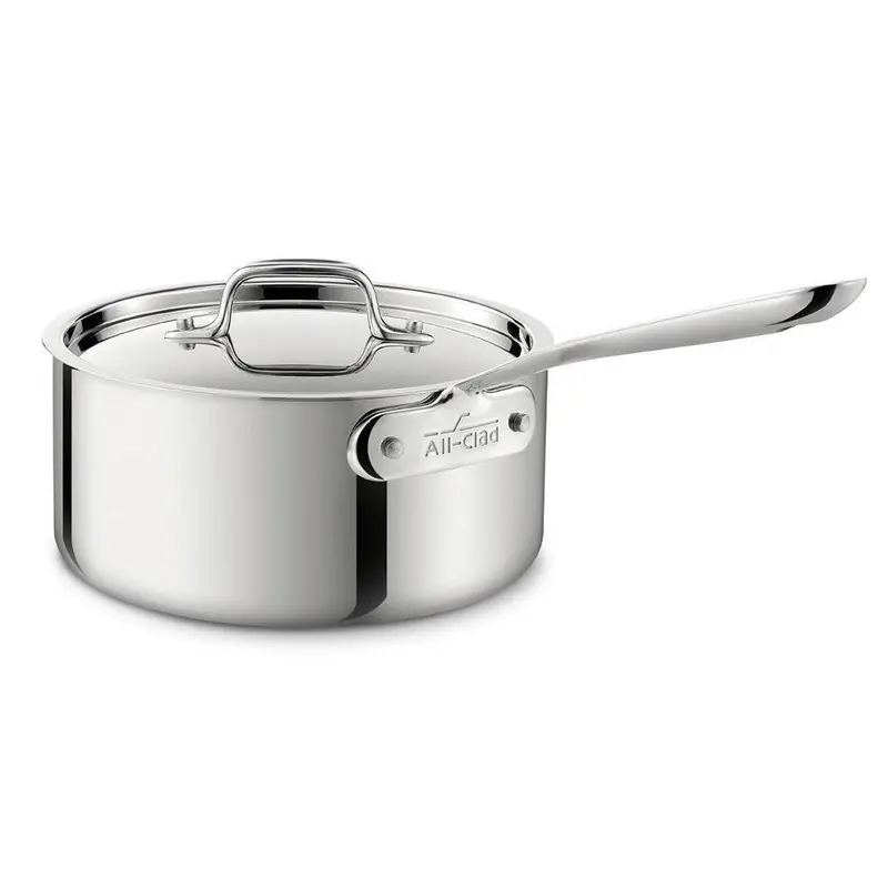 All-Clad Stainless Saucepan With Lid, 3.5-Quart Capacity 1