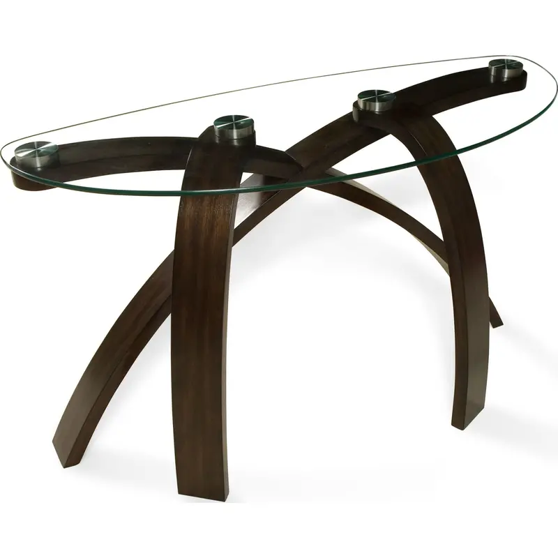 Allure Hazelnut Sofa Table – Stylish Long Console Option 1