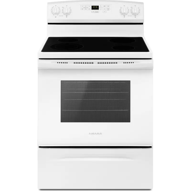 Amana 30-Inch Electric Range With Self-Cleaning Oven – White (Yaer6603Sfw) 1