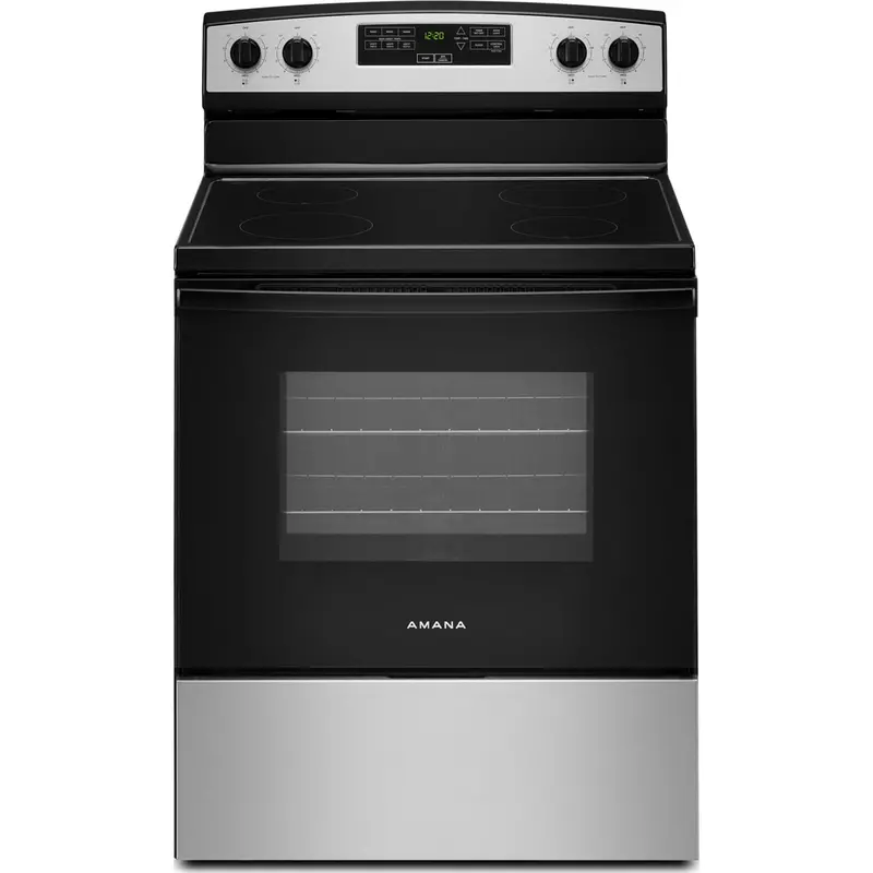 Amana Stainless Steel 30-Inch Electric Range With Extra-Large Oven Window (Yaer6203Mss) 1