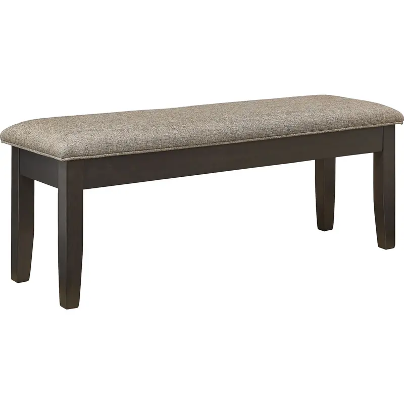 Ambenrock Storage Bench – Light Brown Fabric With Black Frame (D286-00) 1