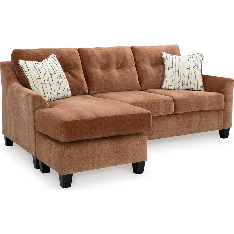 Amity Bay Modern Sofa Chaise With Integrated Lounger 1