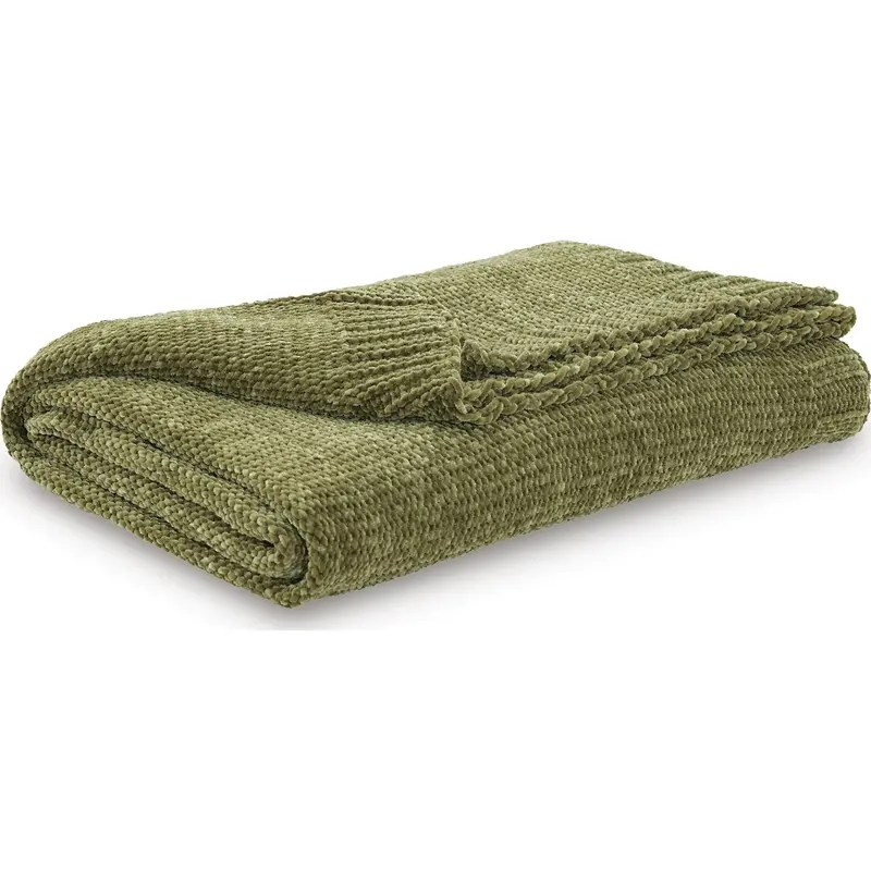 Anawood Textured Throw Blanket – 50-Inch Square, Premium Knit Fabric 1