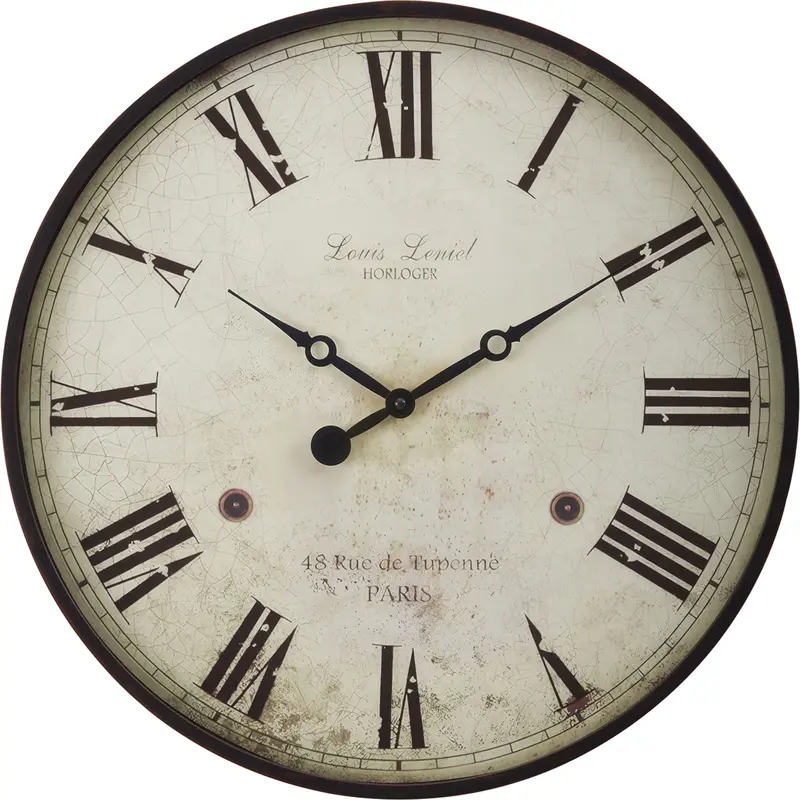 Anders Matte Black Wall Clock – 20 Inch Round Modern Timekeeper 1