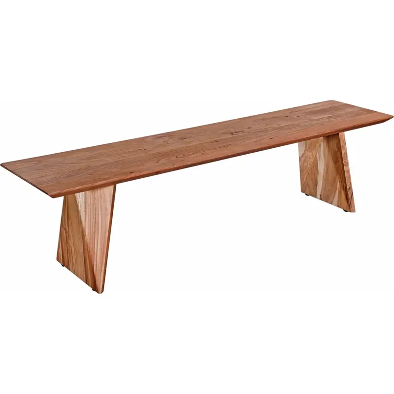 Anders Natural-Finish Dining Bench – Modern Farmhouse Style (1568569K) 1