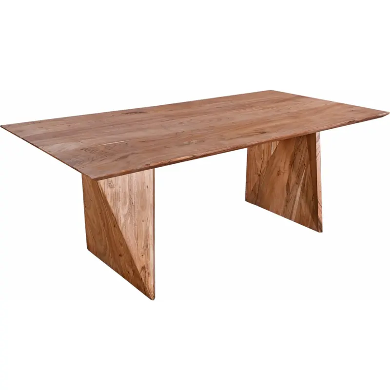 Anders Solid Wood Dining Table – Natural Finish (1568570K) 1