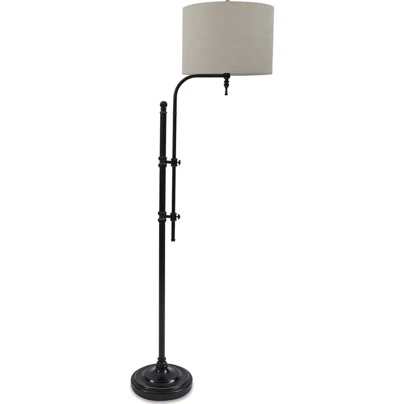 Anemoon Black Floor Lamp – 64.63-Inch Sculptural Arc Design 1