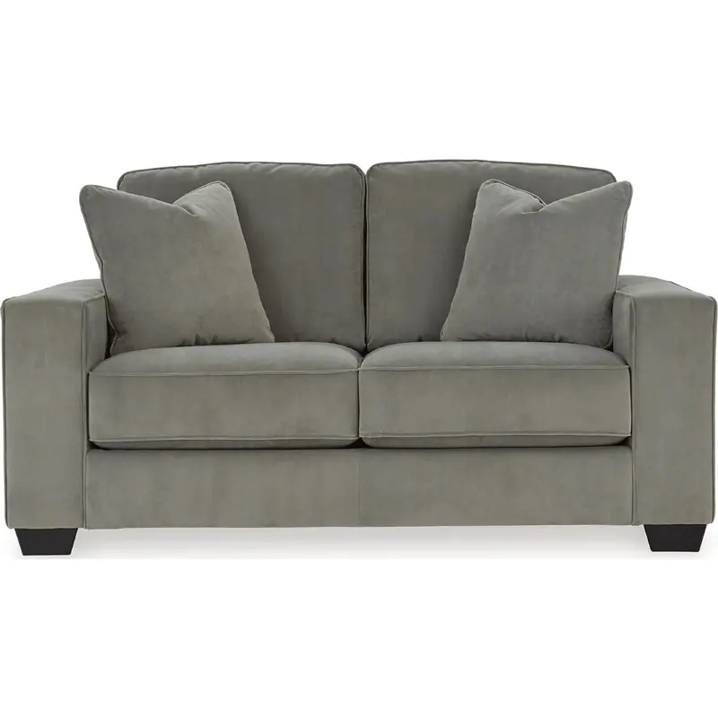 Angleton Linen Loveseat In Sandstone Beige – Casual Comfort Seating 1