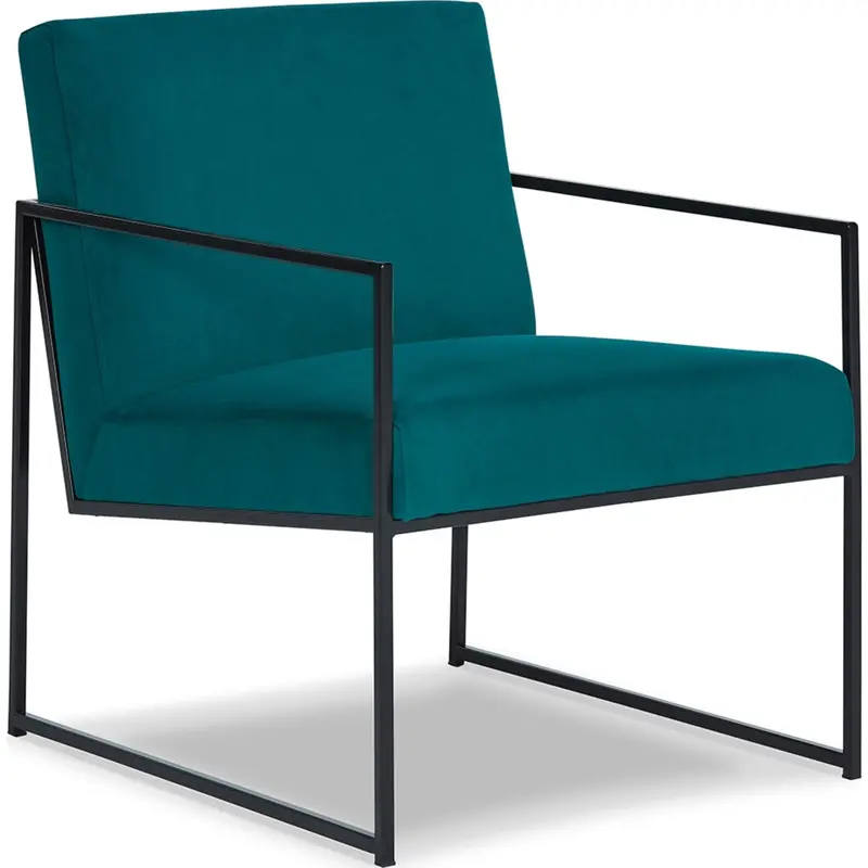 Aniak Upholstered Accent Chair In Rainforest Green 1
