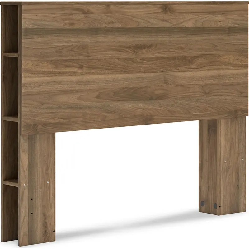 Aprilyn Full-Sized Bookcase Headboard – Honey Oak Veneer 1