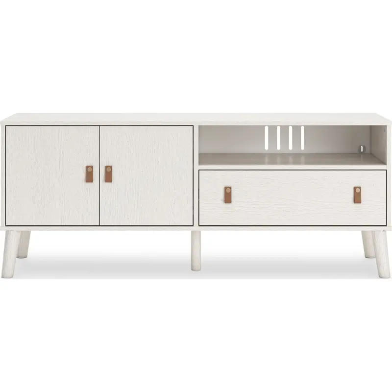 Aprilyn Sleek White Tv Stand 1