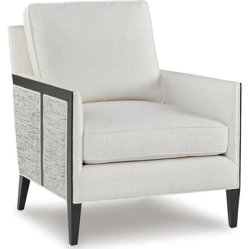 Ardenworth Accent Chair In Black And Ivory Upholstery 1