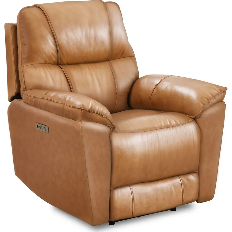 Arthur Power Recliner With Contemporary Design And Whisper-Quiet Recline Mechanism 1