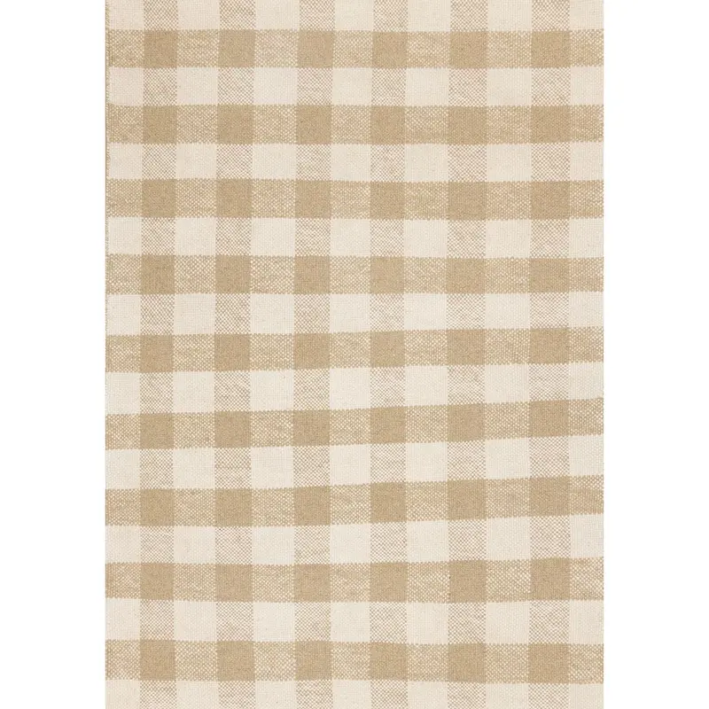 Ascent Textured Indoor/Outdoor Area Rug – Neutral Geometric Pattern 1