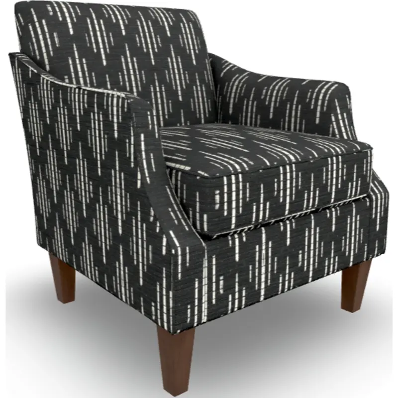 Ashelle Midnight Blue Accent Chair – Premium Fabric Lounge Chair 1