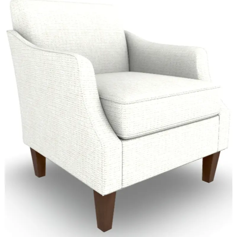 Ashelle Upholstered Accent Chair – Pearl Revolution Fabric In Elegant Tone 1