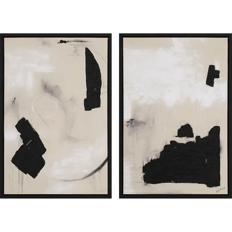 Asia Dual-Piece Wall Art Set – 36" W X 24" H Each 1