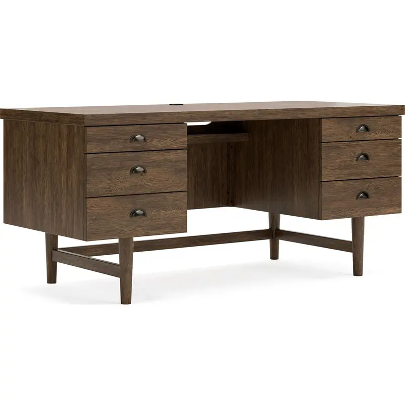 Austanny Warm Brown Writing Desk 1