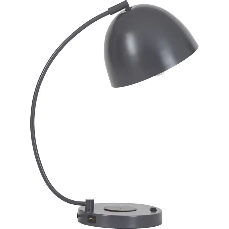 Austbeck Desk Lamp – 18-Inch Slim Profile, Brushed Nickel Finish 1