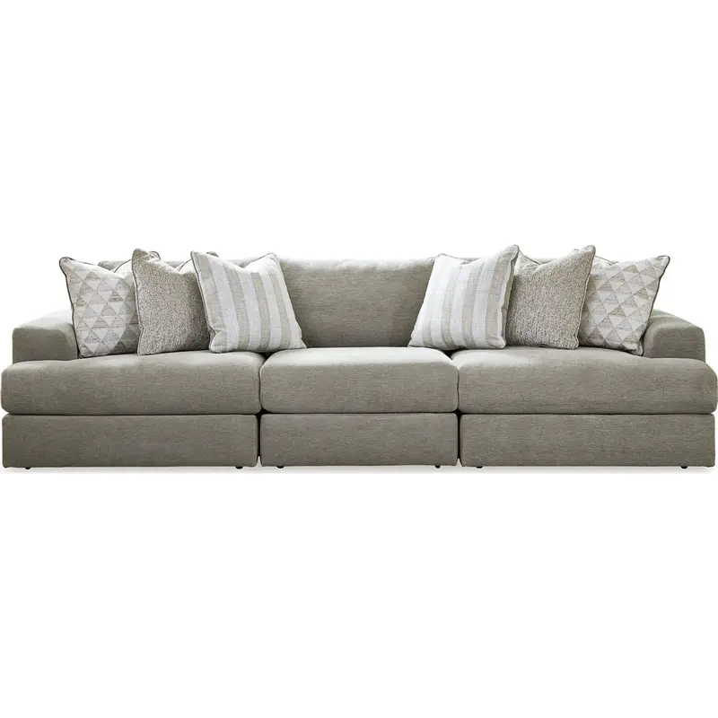 Avaliyah 3-Piece Modular Sectional – Compact Arctic-Tone Layout 1