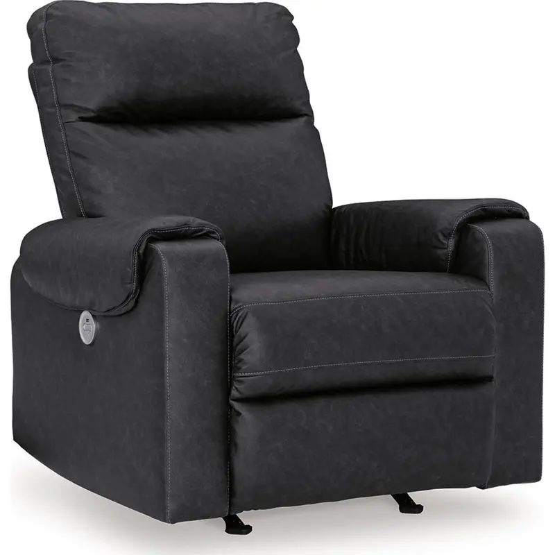 Axtellton Carbon Gray Power Recliner – Motorized Lounge Chair With Usb Port 1