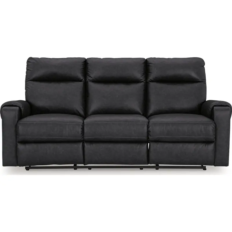 Axtellton Motorized Reclining Sofa In Carbon-Gray Performance Fabric 1