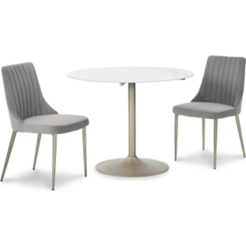 Barchoni 5-Piece Dining Set – Extendable Table & Upholstered Chairs 1