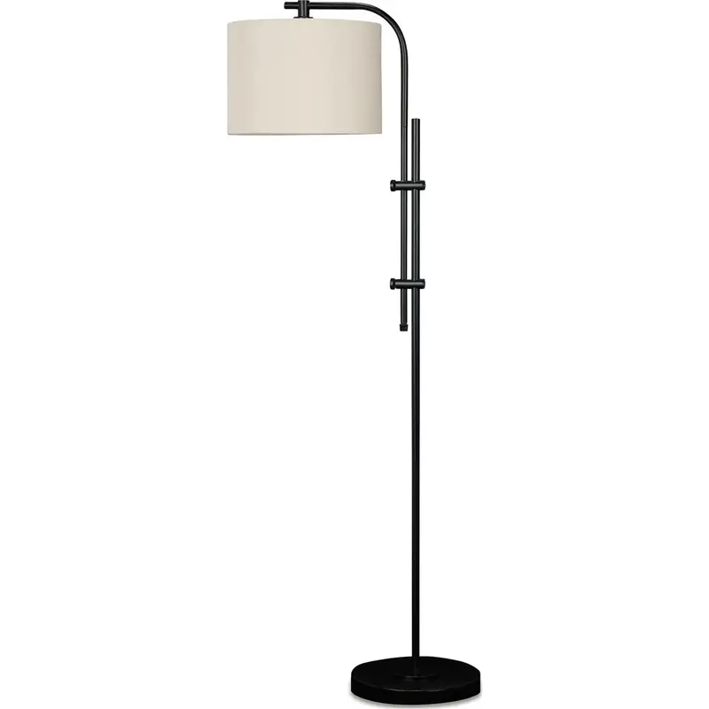 Baronvale Adjustable Floor Lamp – 62.5-Inch Tall, Contemporary Metal Construction 1