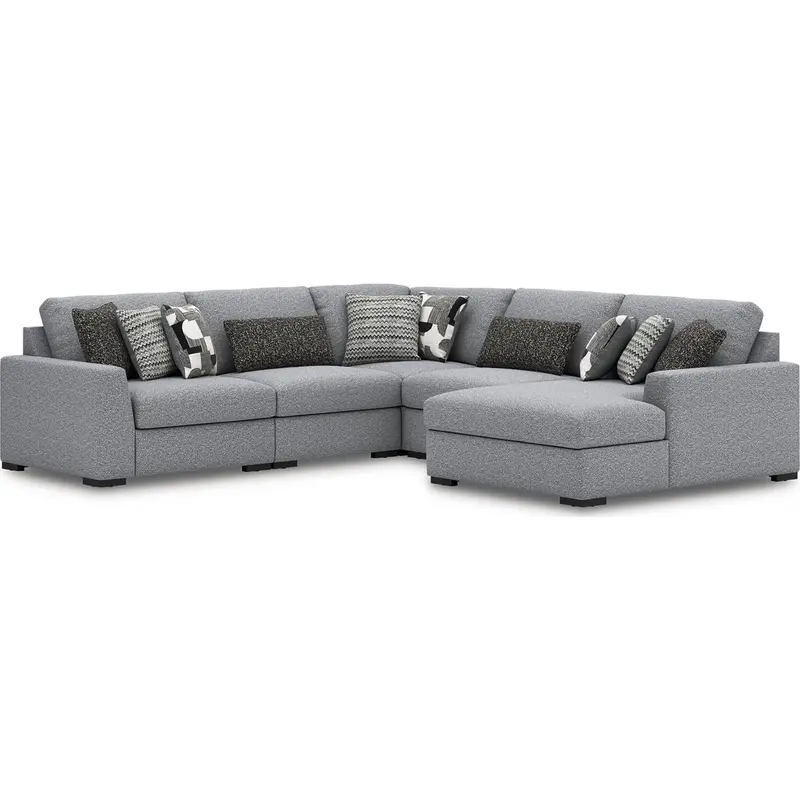 Bealton 5-Piece Sectional Sofa With Chaise – Modular Living Room Seating 1