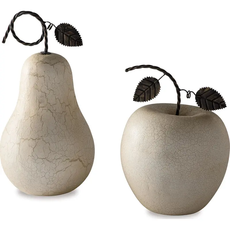 Bidelia Abstract Sculpture Set – Two Complementary Metallic Art Pieces 1
