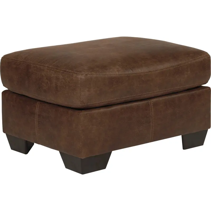 Bladen Matching Ottoman In Coffee Brown Fabric 1