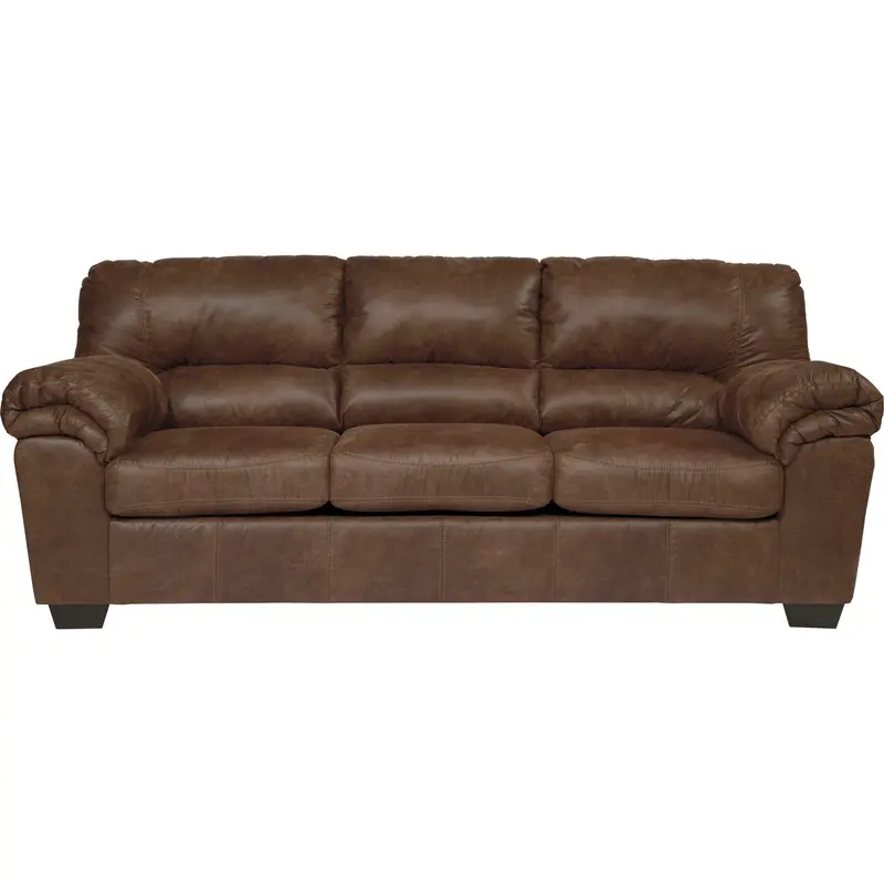 Bladen Mid-Century Modern Sofa – Coffee Brown Velvet 1