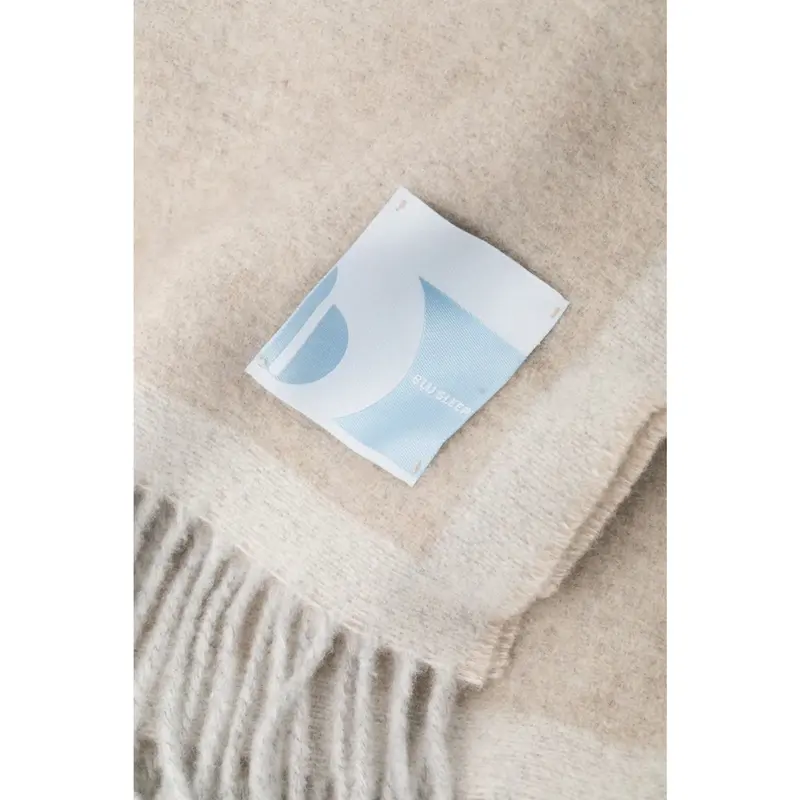 Blu Sleep Alpina Knit Throw Blanket 1