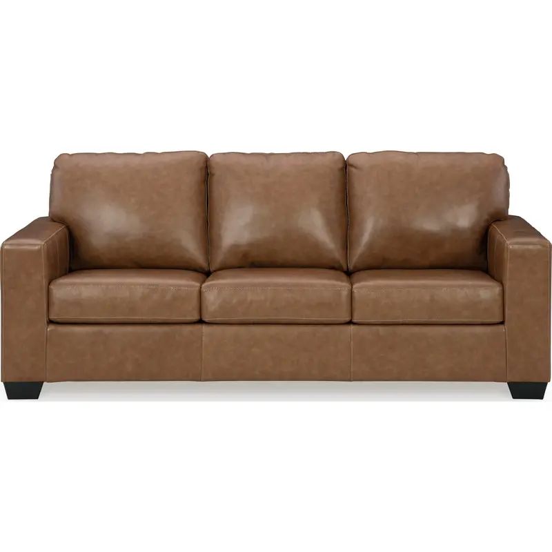 Bolsena Caramel-Toned Queen Sofa Bed With Memory Foam Mattress 1