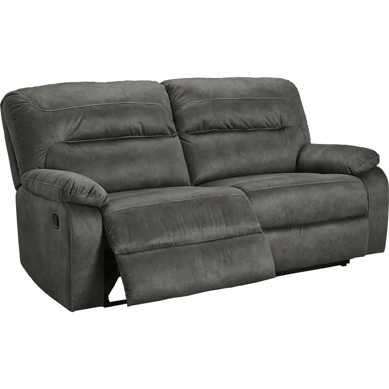 Bolzano Slate Fabric Reclining Sofa – Comfort-Focused Living Room Seating 1