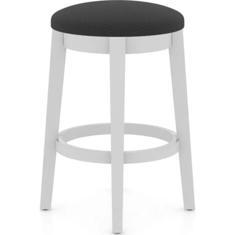 Bon Appetit Dove White Counter Height Stool – Upholstered Bar Seating (Model Snf07451Xt50M24) 1